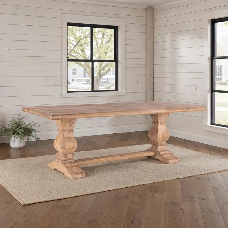 San Rafael 84" Dining Table in Antique Oak