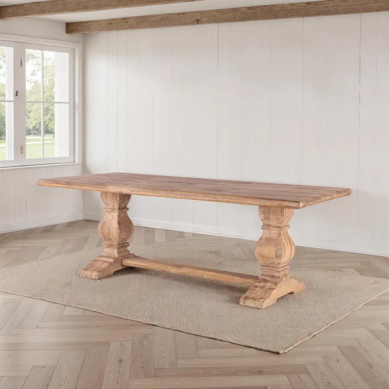 San Rafael 84" Dining Table in Antique Oak