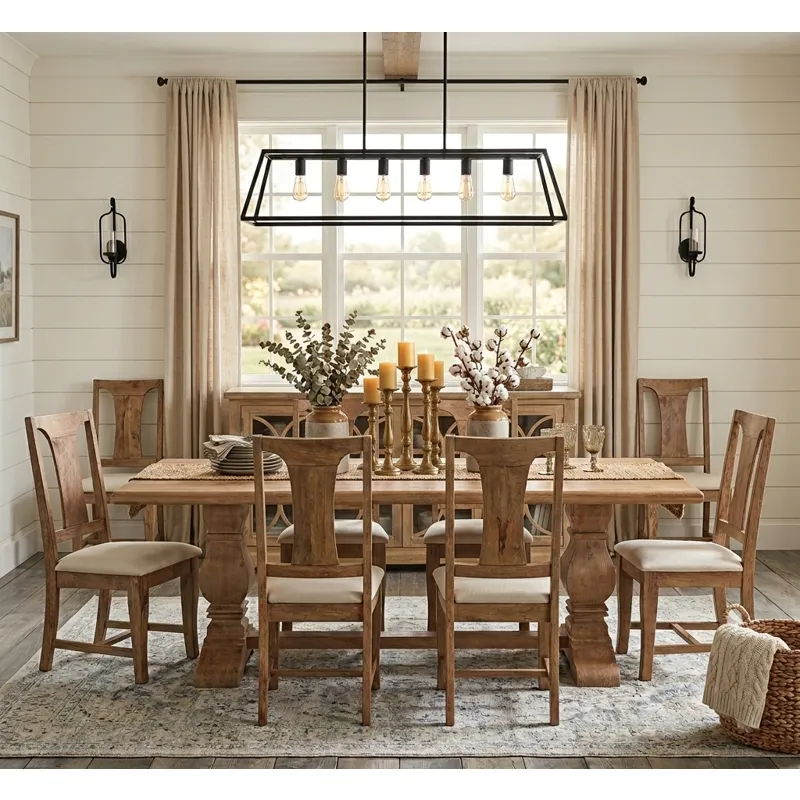 San Rafael 94" Dining Table in Antique Oak