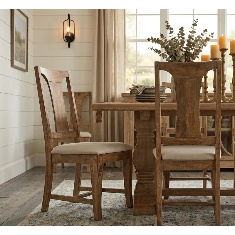 San Rafael 94" Dining Table in Antique Oak