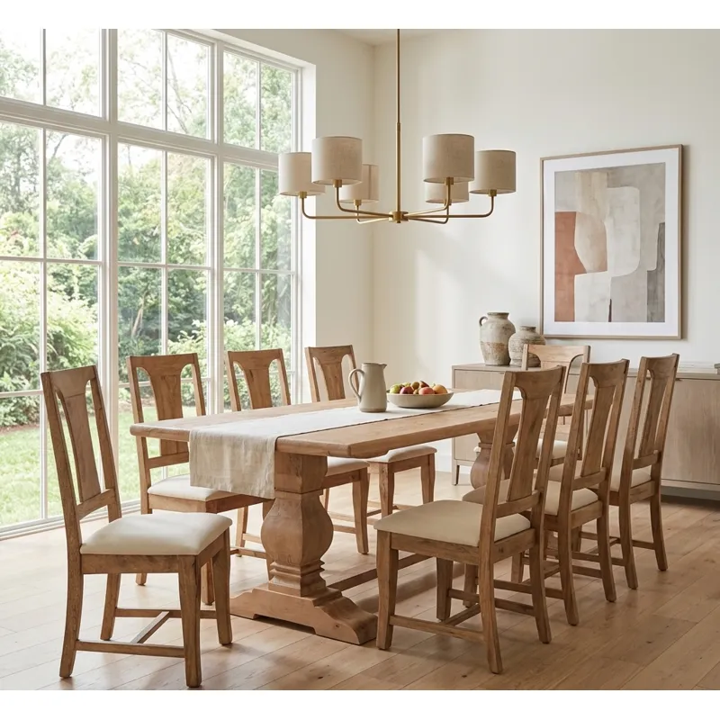San Rafael 94" Dining Table in Antique Oak