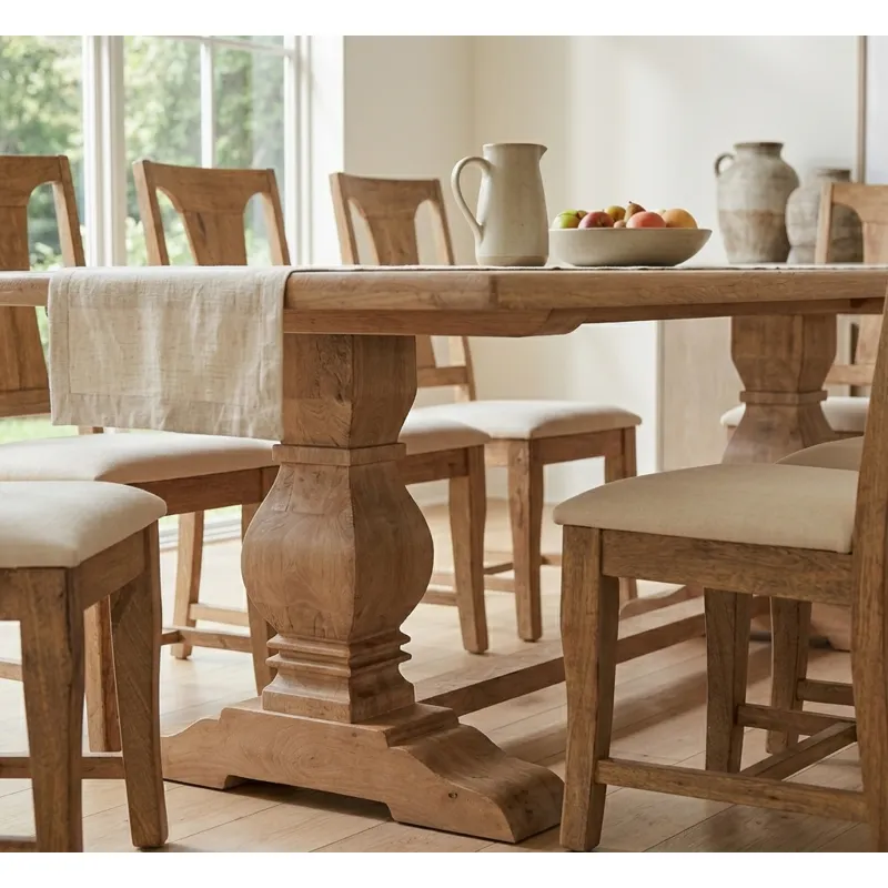 San Rafael 94" Dining Table in Antique Oak