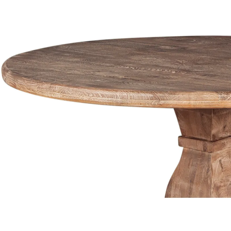 San Rafael 48" Round Gathering Table in Antique Oak
