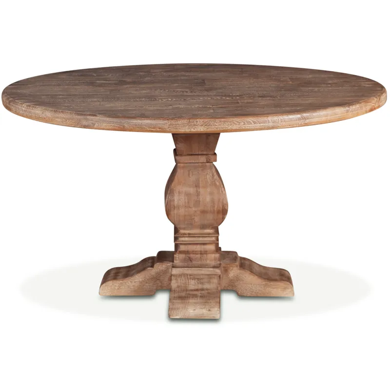 San Rafael 48" Round Dining Table in Antique Oak