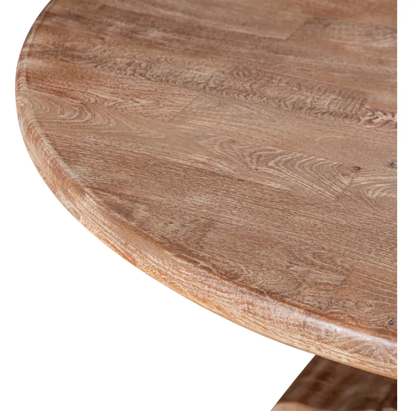 San Rafael 54" Round Dining Table in Antique Oak