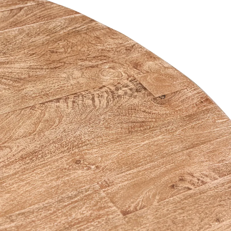 San Rafael 72" Round Dining Table in Antique Oak