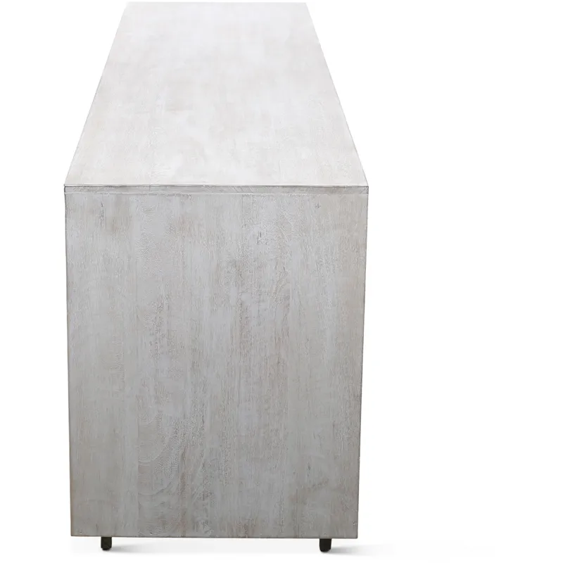 Taara 72" Sideboard with Horn and Wood Inlay on Metal Base