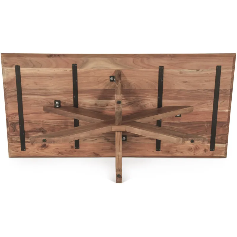 Tallinn 78" Dining Table in Weathered Acacia