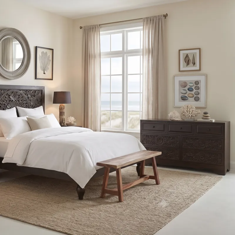 Taj 71" Dresser with Plinth Base in Vintage Brown