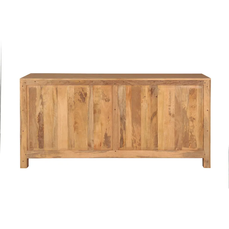 Taj 71" Dresser with Plinth Base in Whitewash