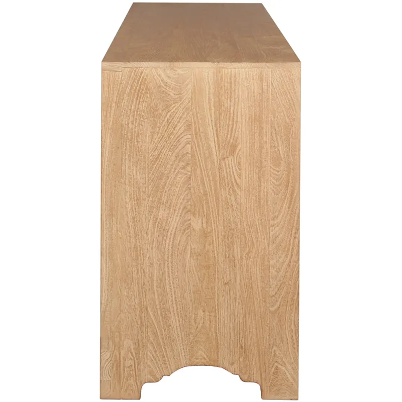 Taj 71" Dresser with Plinth Base in Whitewash