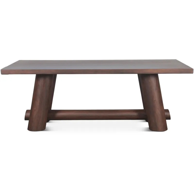 Timbers Barrel 80" Dining Table in Light Vinegar Acacia