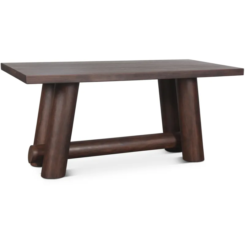 Timbers Barrel 80" Gathering Table in Vinegar Acacia