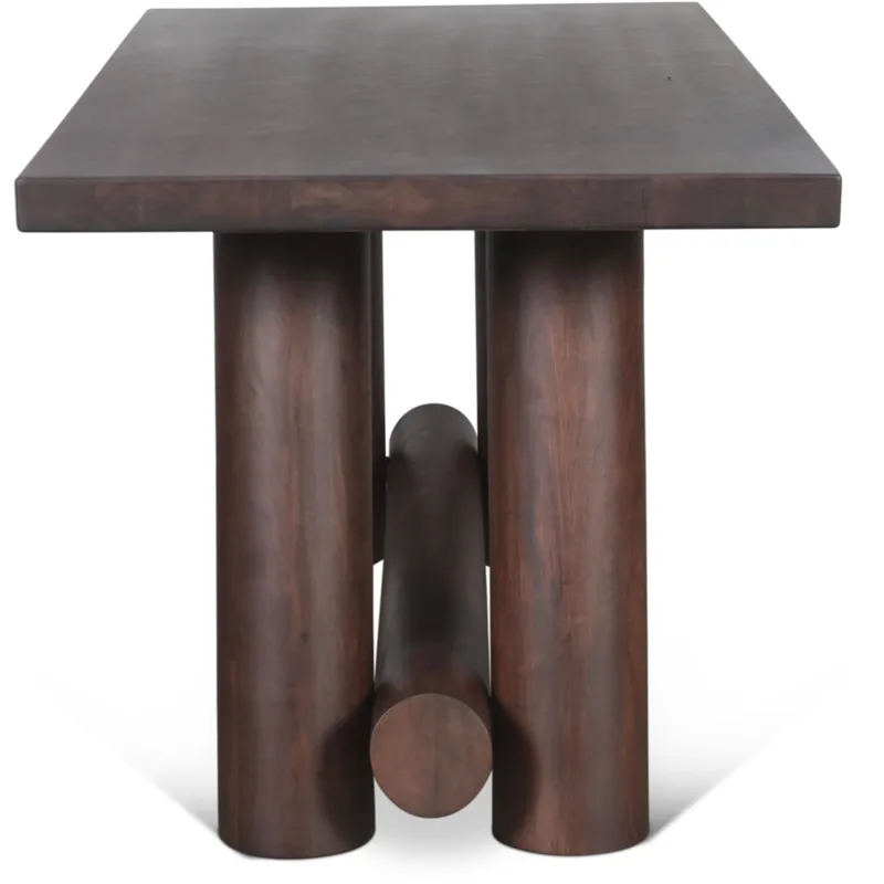 Timbers Barrel 80" Gathering Table in Vinegar Acacia