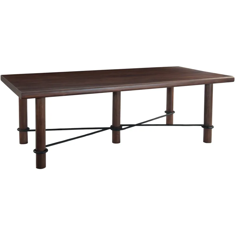 Timbers Lincoln 88" Dining Table in Vinegar Acacia