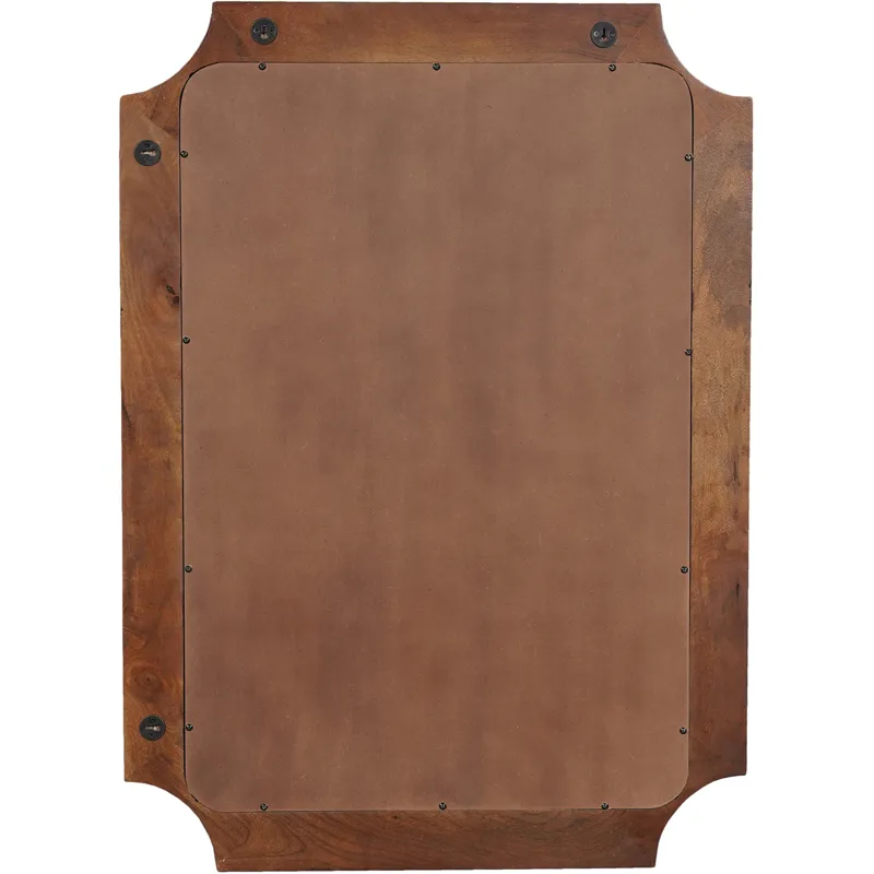 Turin 31" Mirror in Distressed Black