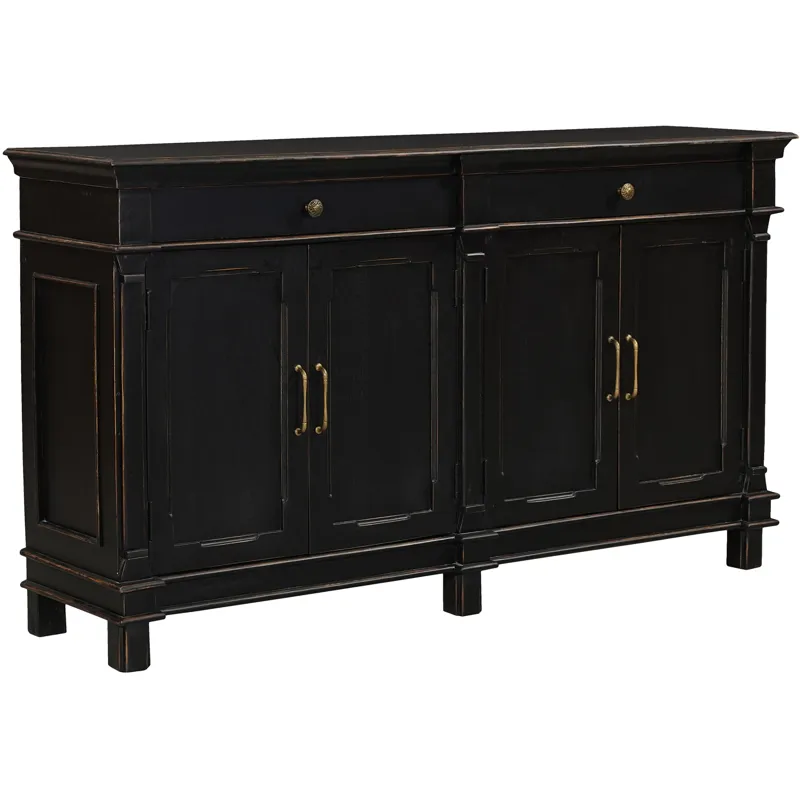 Turin 70" Sideboard in Distressed Black