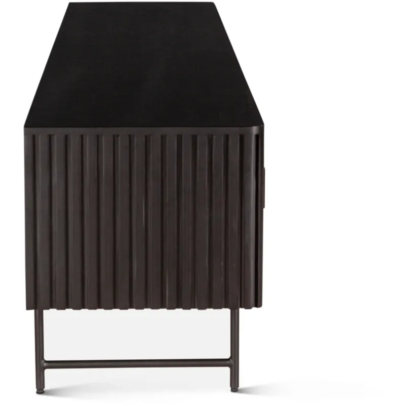 Verbania 98" Plasma Cabinet in Matte Black