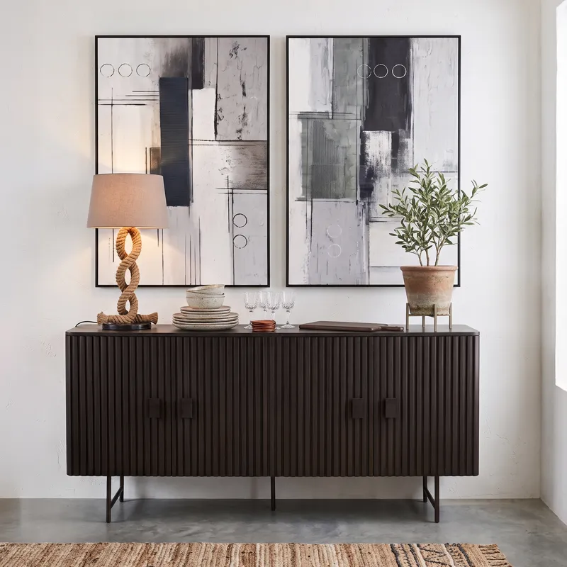Verbania 67" Sideboard in Matte Black