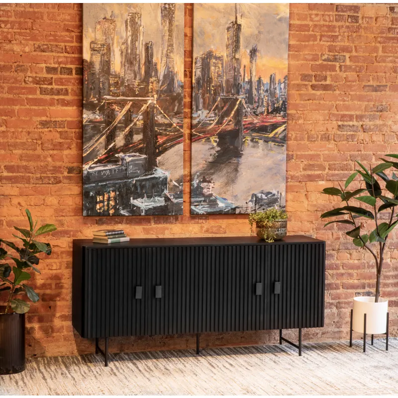 Verbania 67" Sideboard in Matte Black