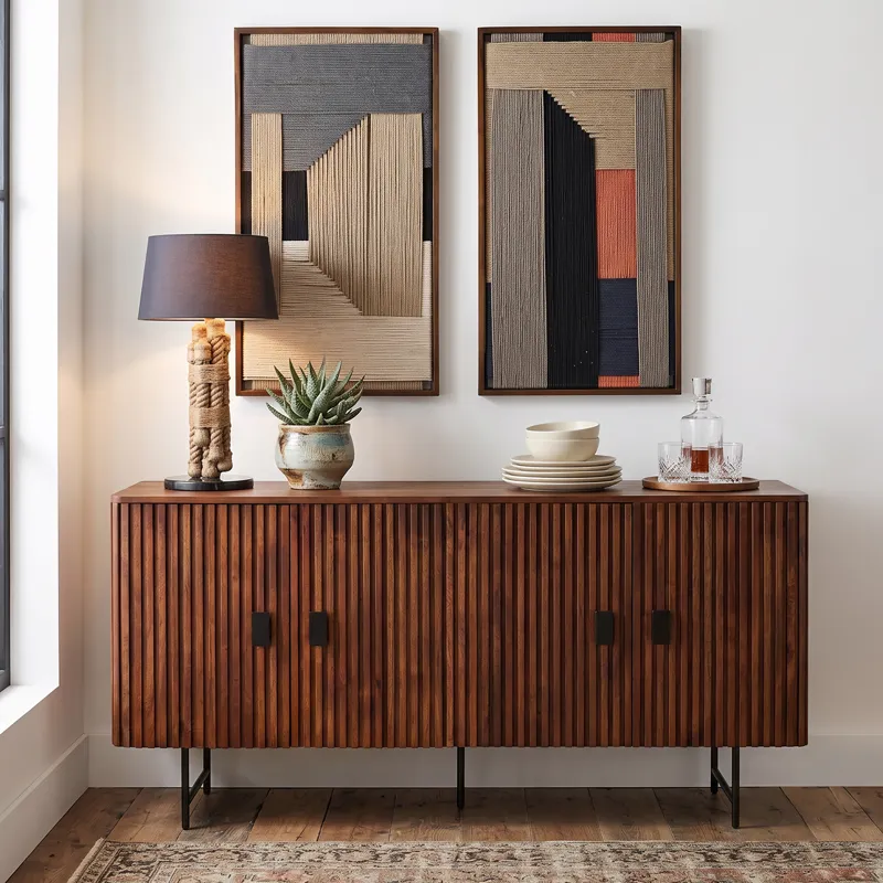 Verbania 67" Sideboard in Pecan Brown