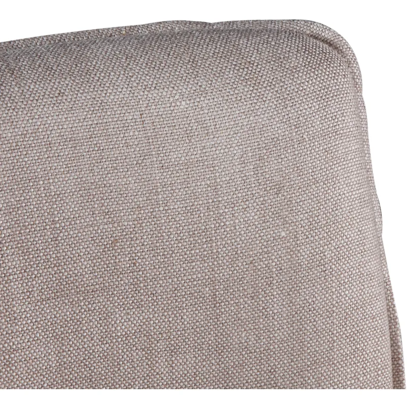 Grosvenor Buddy 20" Counter Chair in Beige Linen with Dark Legs