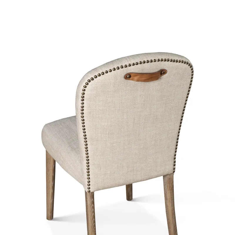 Upholstered Seating Jessie 18" Dining Chair in Beige Linen