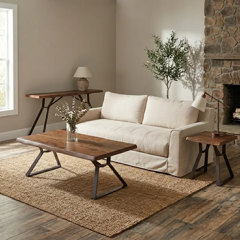 Gatsby Palladium Sofa in White Linen Slipcover