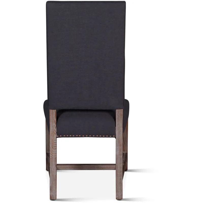 Upholstered Seating Darcy 21" Upholstered Dining Chair in Dark Gray Linen