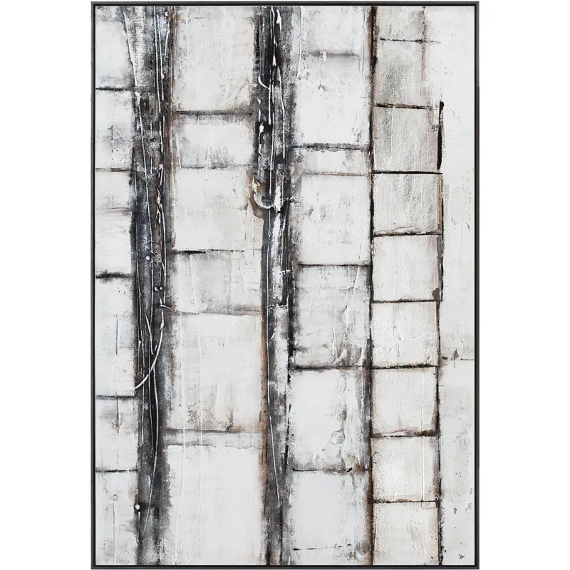 Palette Nature Canvas Hand Painted Framed Diptych