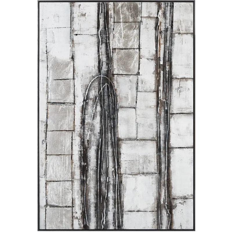 Palette Nature Canvas Hand Painted Framed Diptych