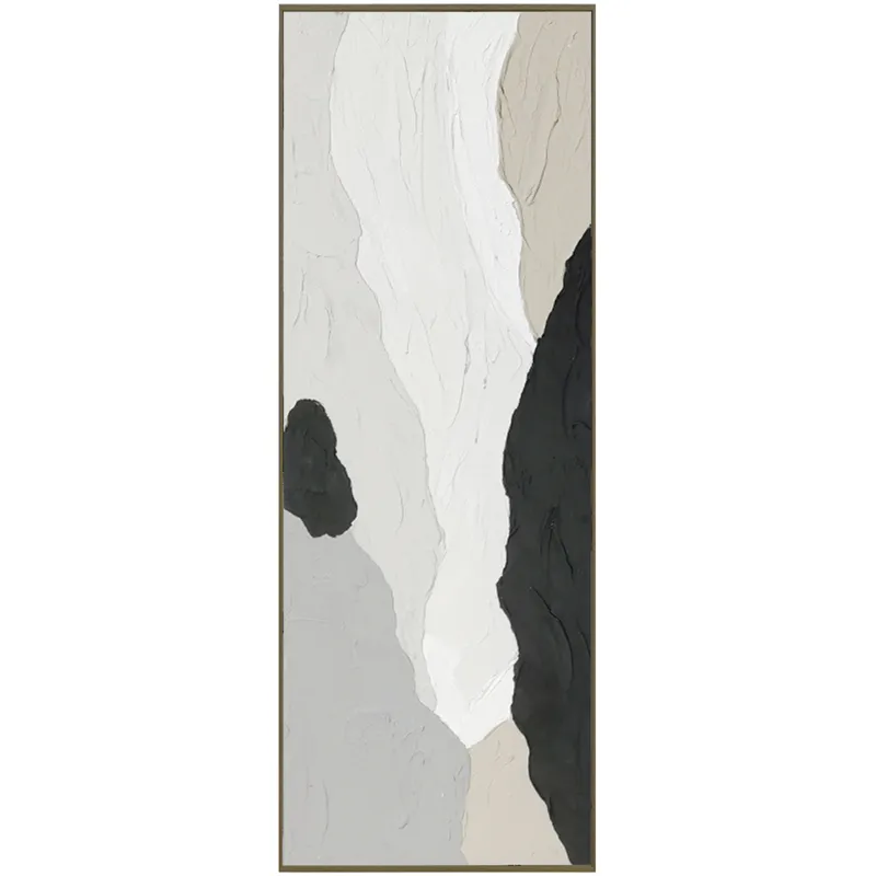Palette Ripped Reflections Hand Painted Framed Triptych