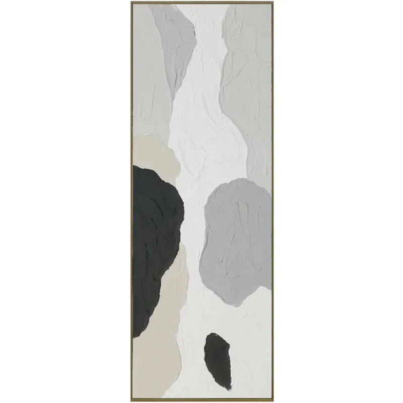 Palette Ripped Reflections Hand Painted Framed Triptych