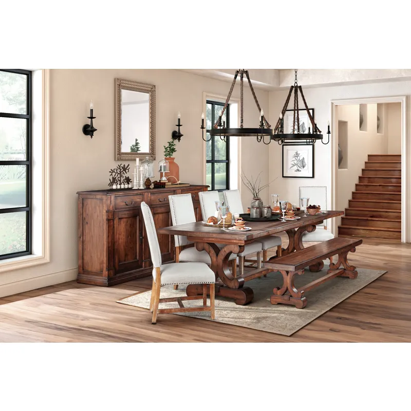 Grassroots Maxwell 108"-144" Extension Table in Chestnut