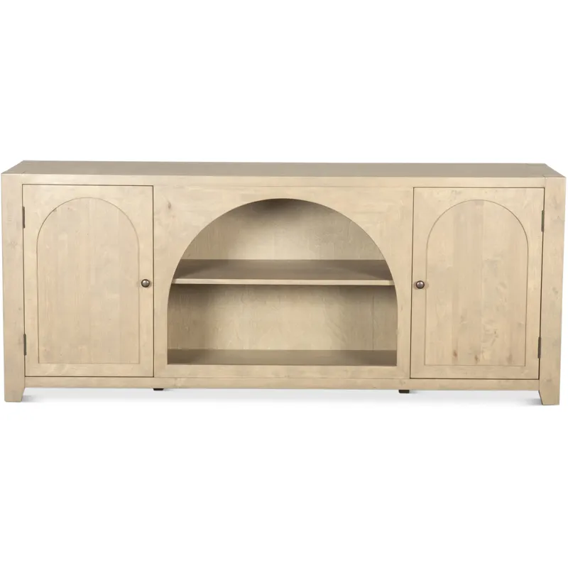Grassroots Mission 80" Sideboard in Gray Birch