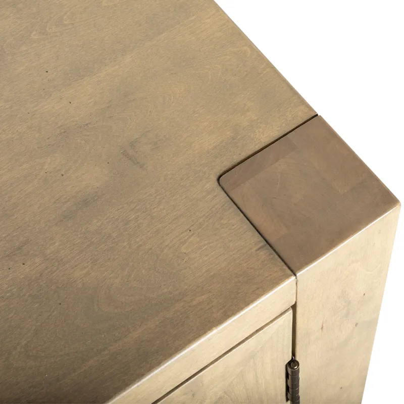 Grassroots Mission 80" Sideboard in Gray Birch