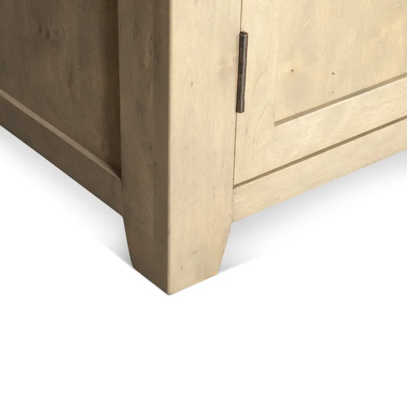 Grassroots Mission 80" Sideboard in Gray Birch
