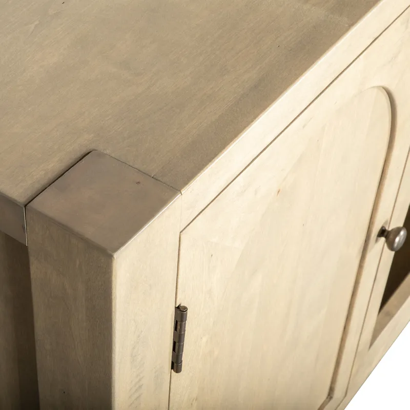 Grassroots Mission 80" Sideboard in Gray Birch