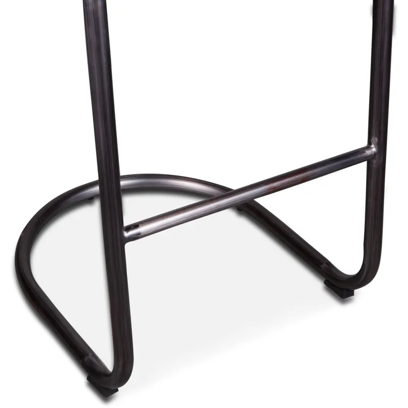 Portofino 22" Bar Chair in Berham Chestnut Leather