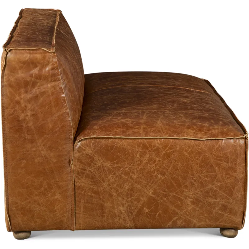 Portofino Loft Sectional 2 Seater - Coco Brown