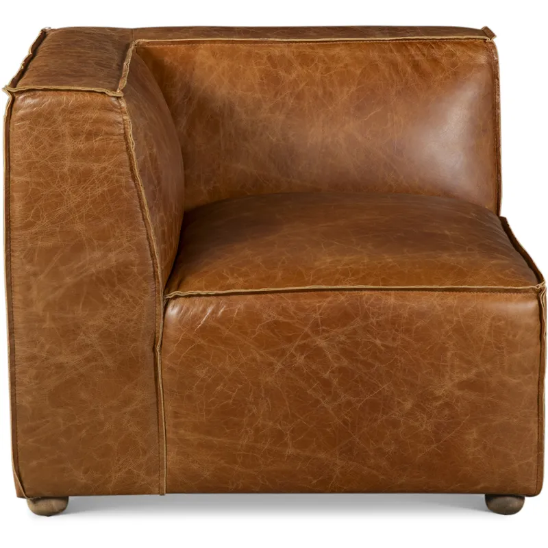 Portofino Loft Sectional - Corner - Coco Brown