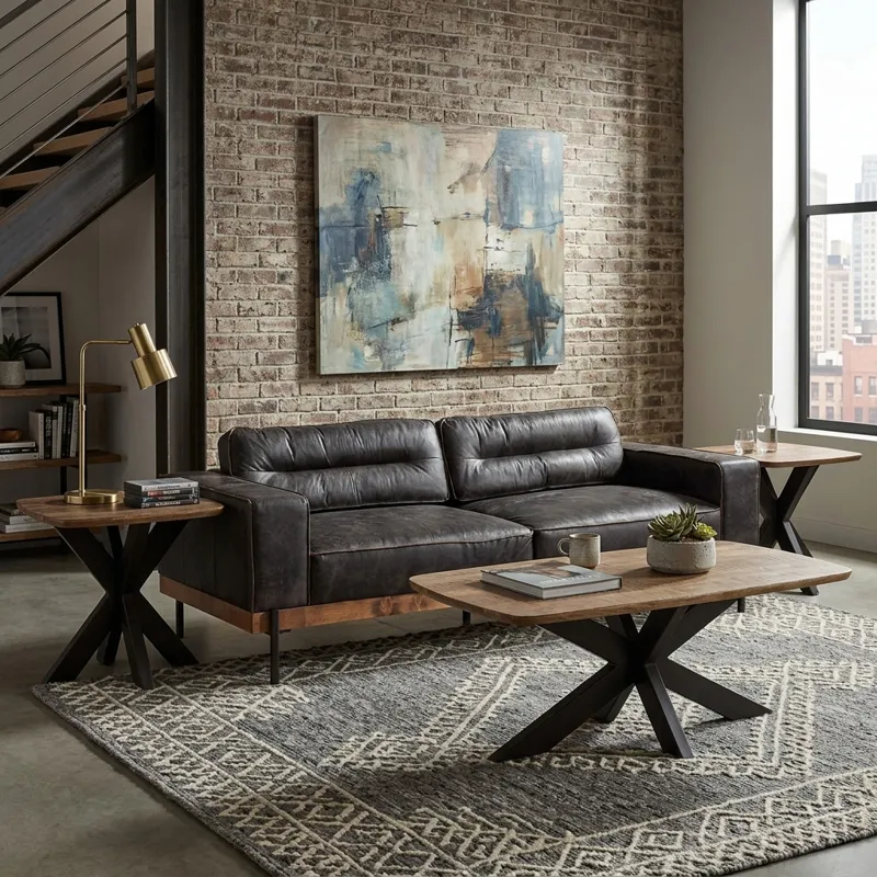 Rapallo 46" Coffee Table in Natural Mango Wood