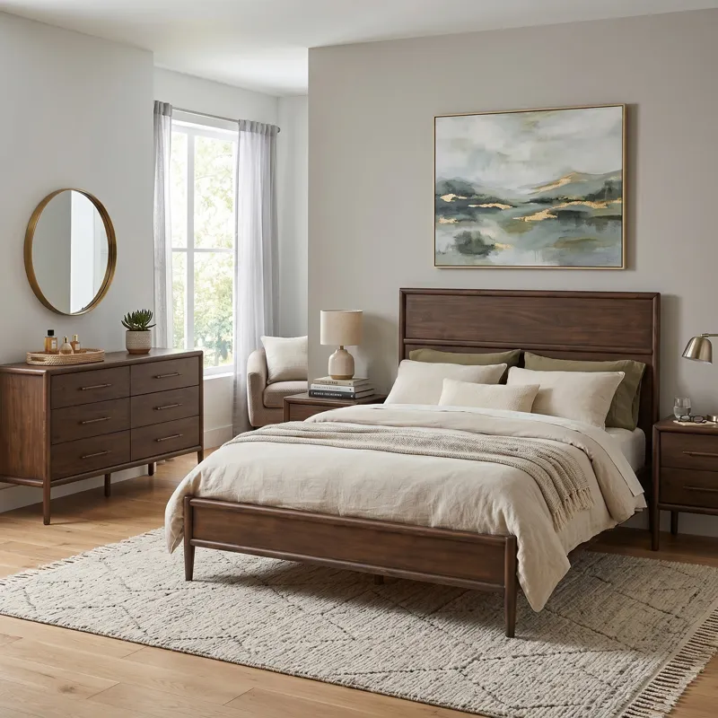 Lewis 20" Nightstand in Dark Acacia