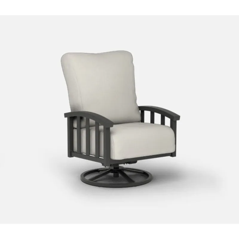 Liberty  (Aluminum) Swivel Rocker Chat Chair