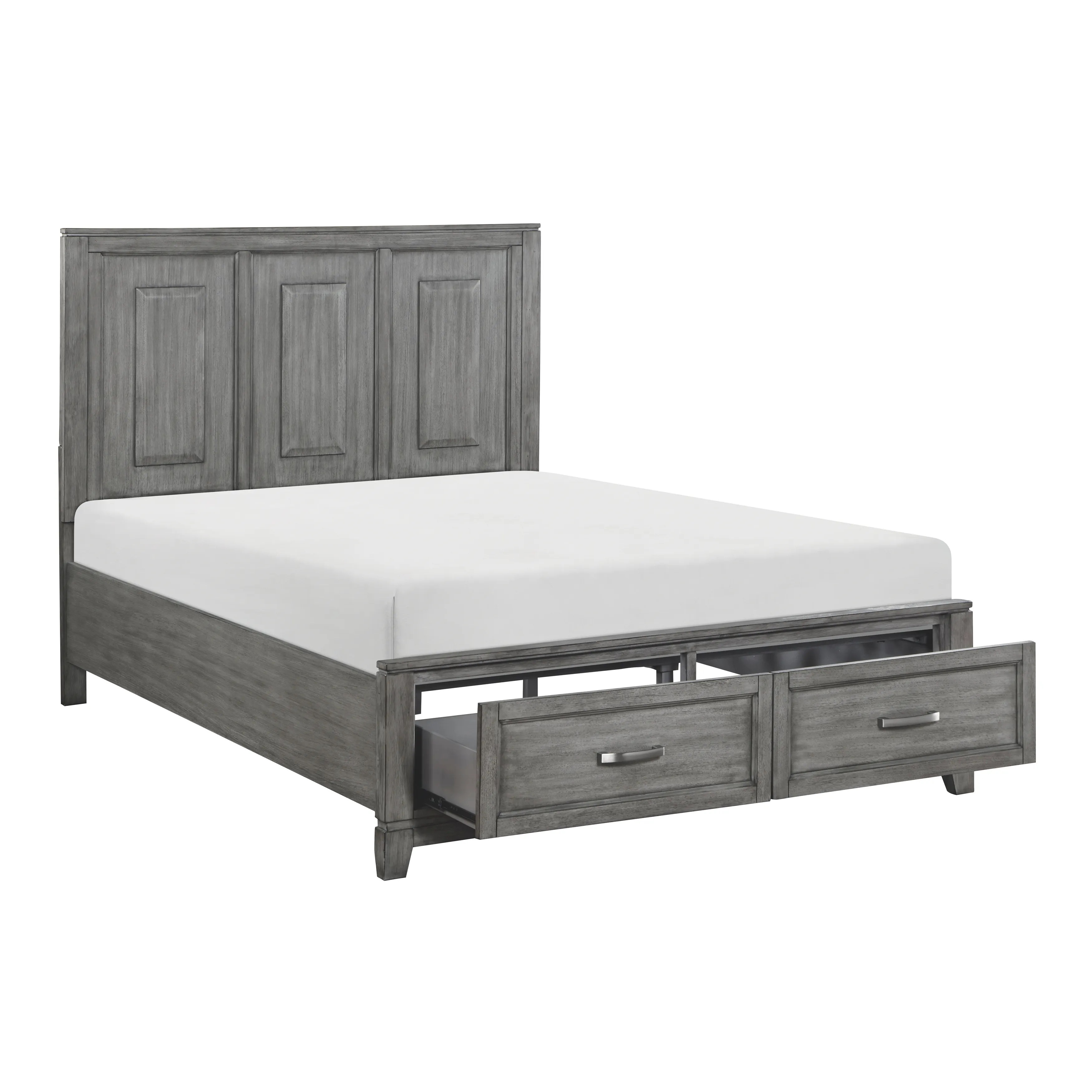 Garretson Queen Platform Bed with Footboard Storage - Image 2