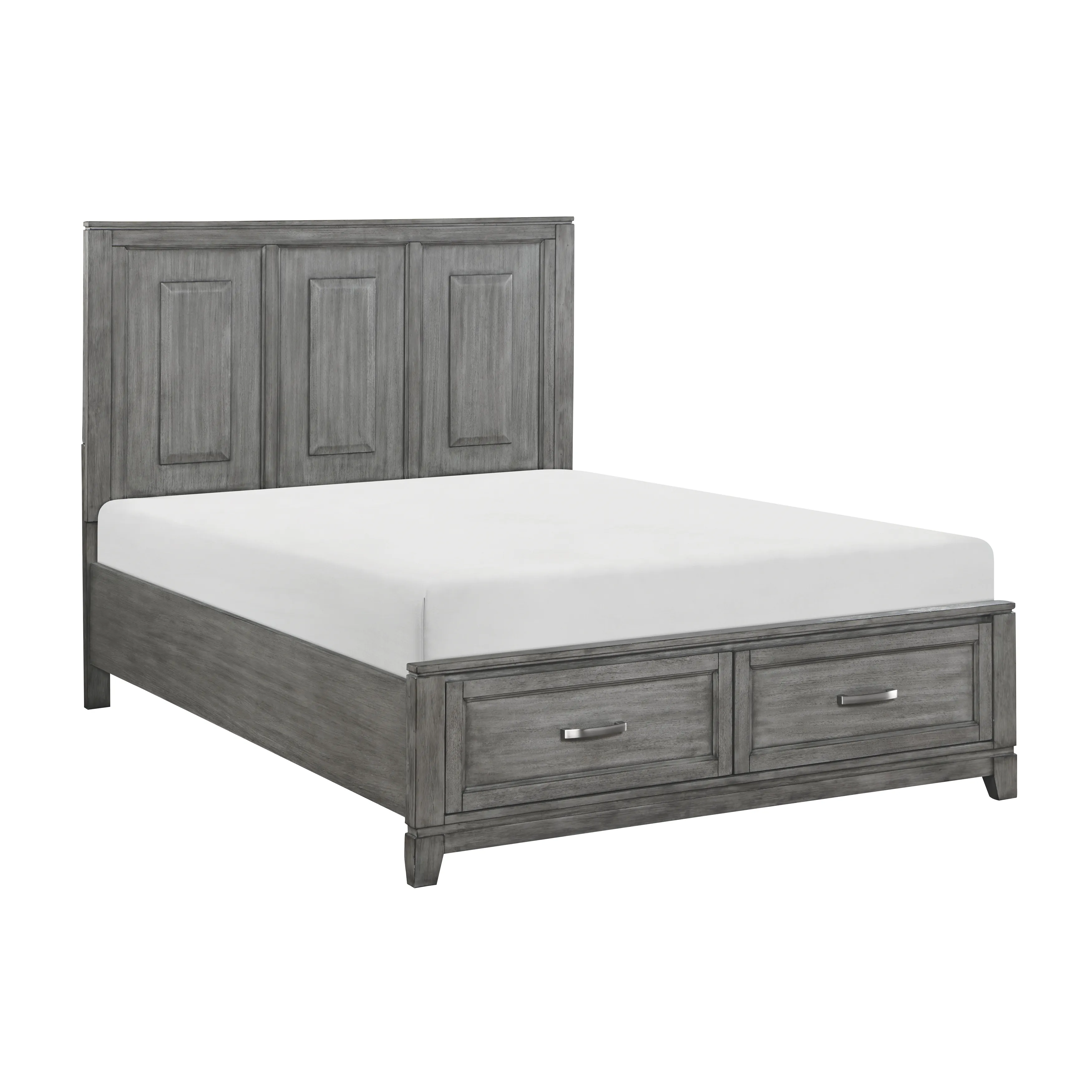 Garretson Queen Platform Bed with Footboard Storage