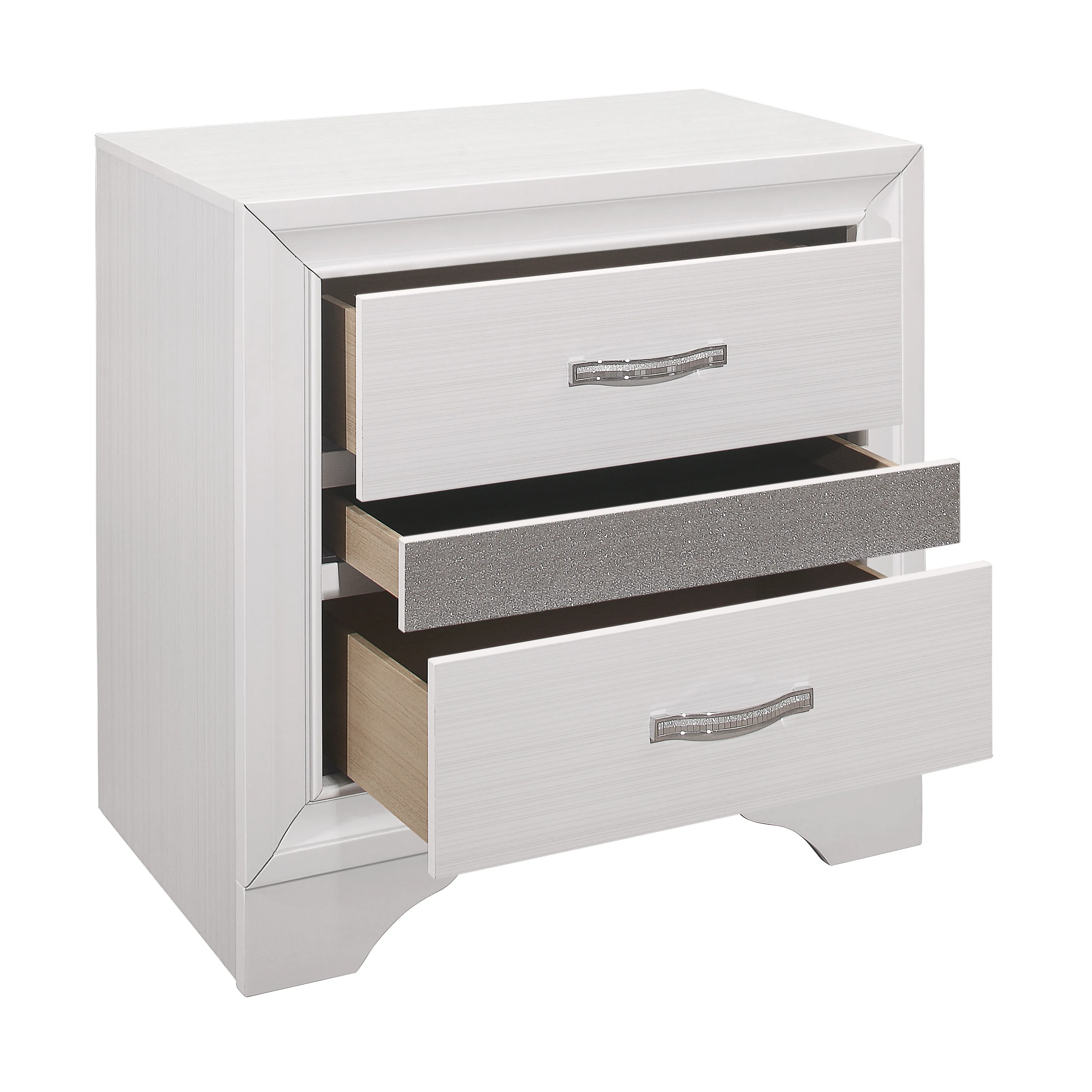 Luster Queen Bed, Dresser, Mirror and Nightstand - Image 10