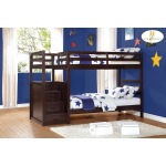 Bunk Bed with Step Storages