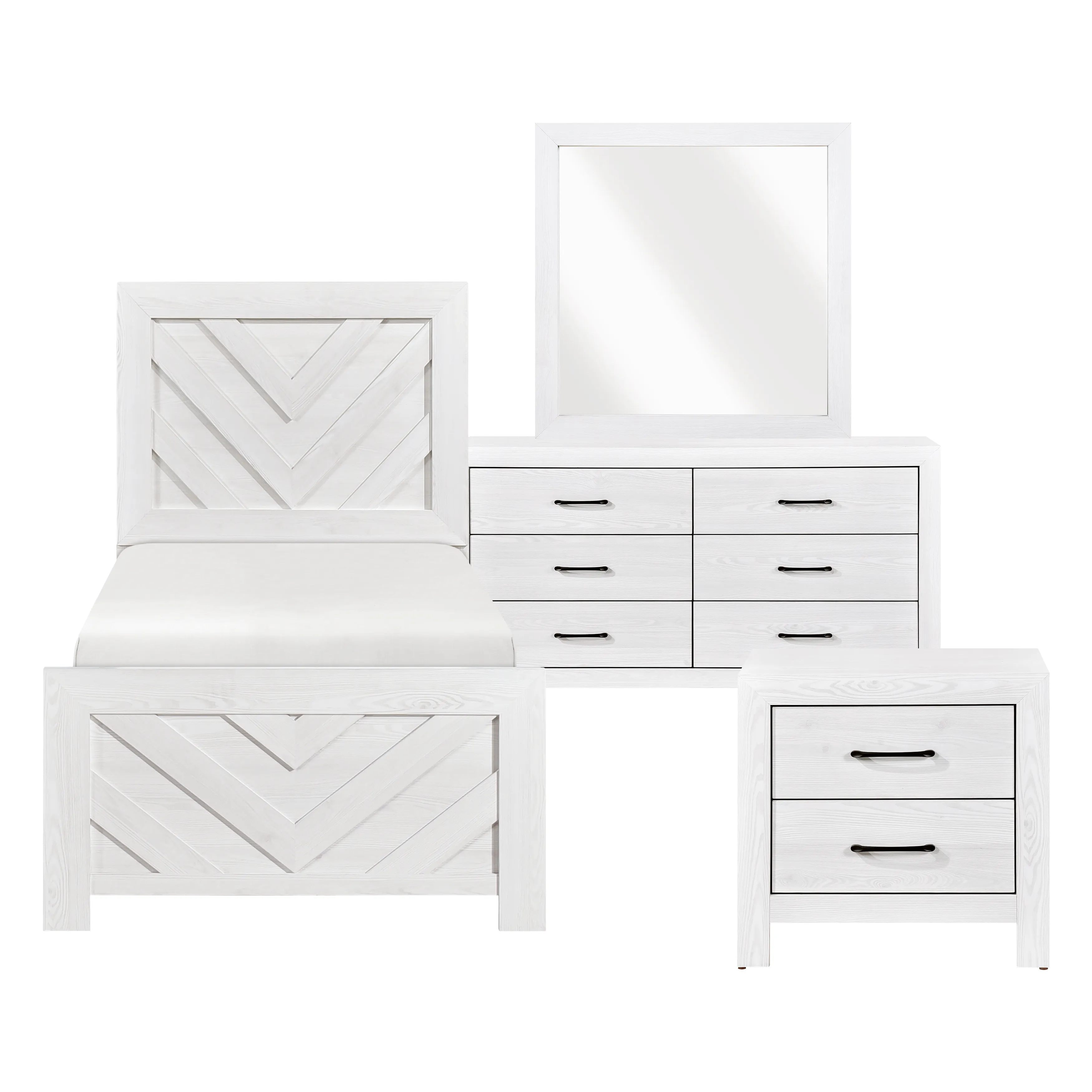 Corbin Twin Bed, Dresser, Mirror and Nightstand - Image 2