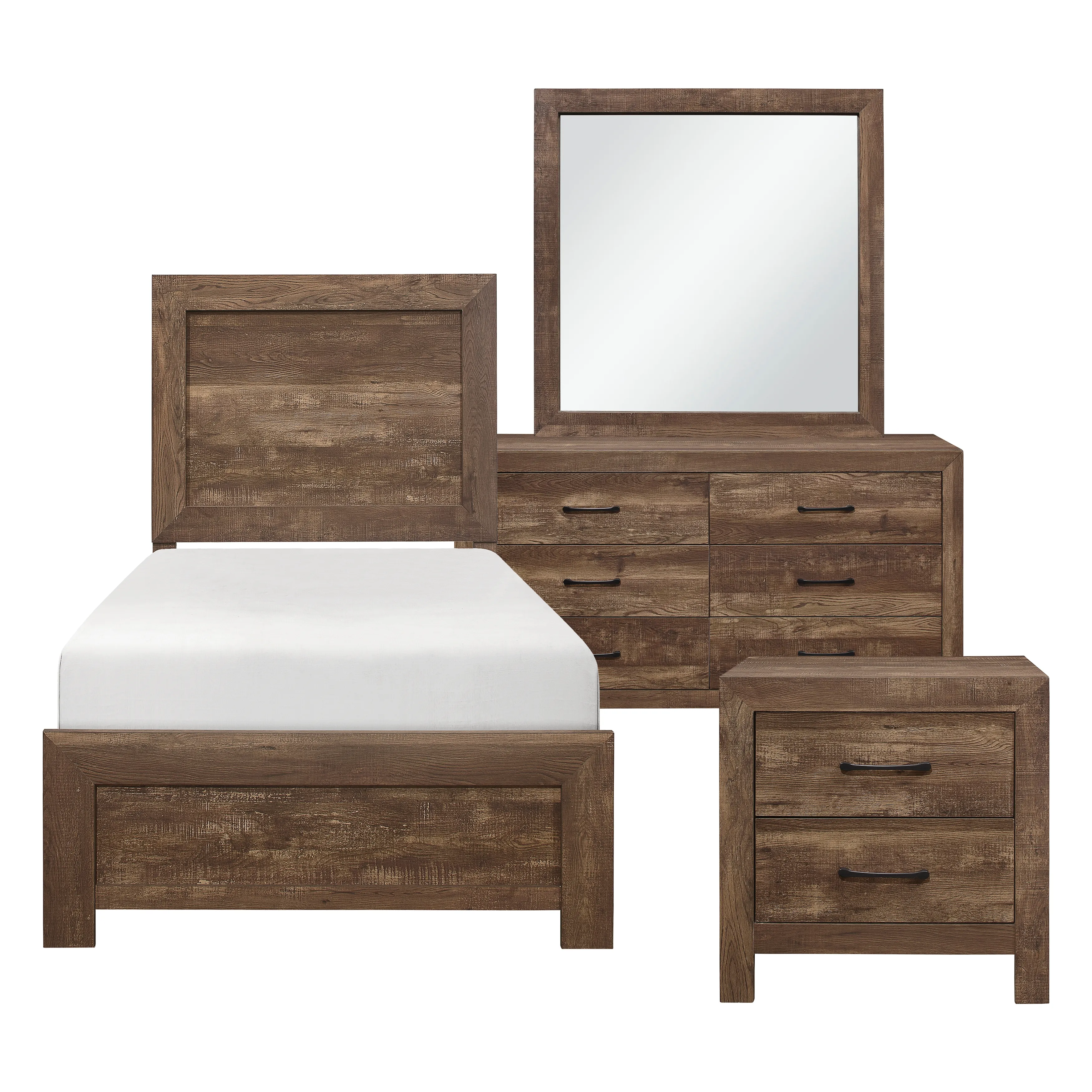 Corbin Twin Bed, Dresser, Mirror and Nightstand - Image 2